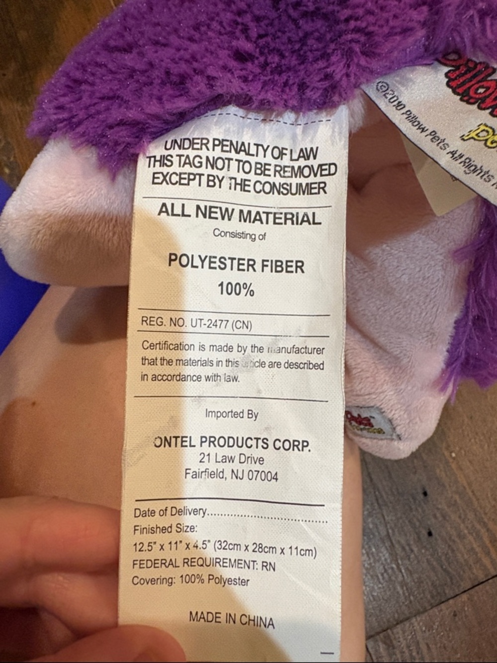Purple & Pink Ladybug Pillow Pet - Picture 6 of 6
